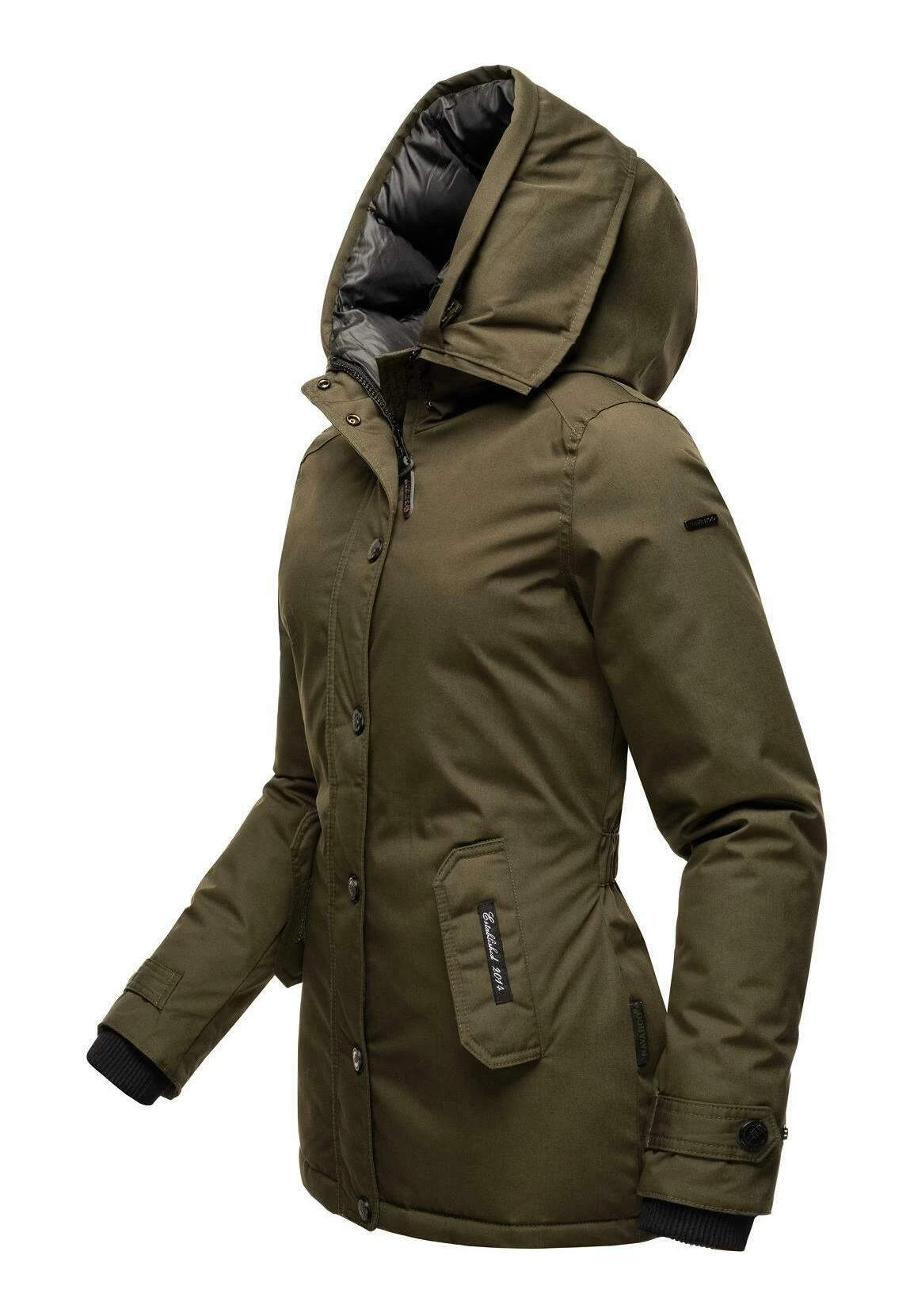 Navahoo Laura - Winterjas - Olive 3 Navahoo Laura - Winterjas - Olive - Afbeelding 3