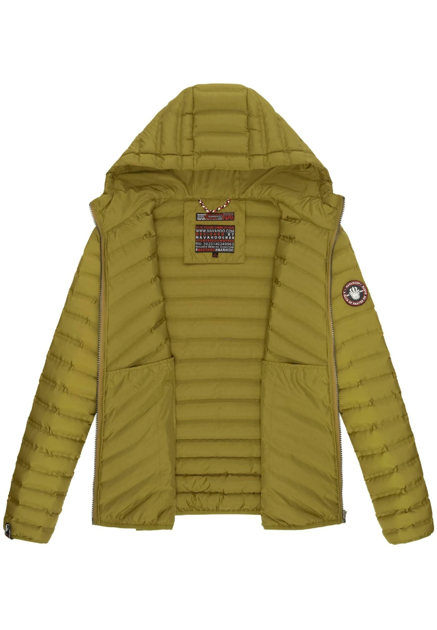 Navahoo Fey-Tun - Winterjas - Moss Green 8 Navahoo Fey-Tun - Winterjas - Moss Green - Afbeelding 8