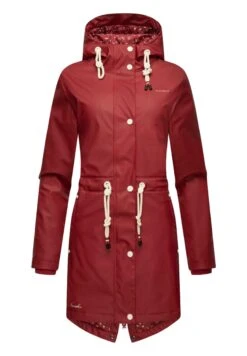 Navahoo Flower Of Ocean - Parka - Blood Red