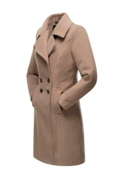 Navahoo Wooly - Halflange Jas - Taupe -Navahoo 3c15be4de02446738c678371996ca2c3