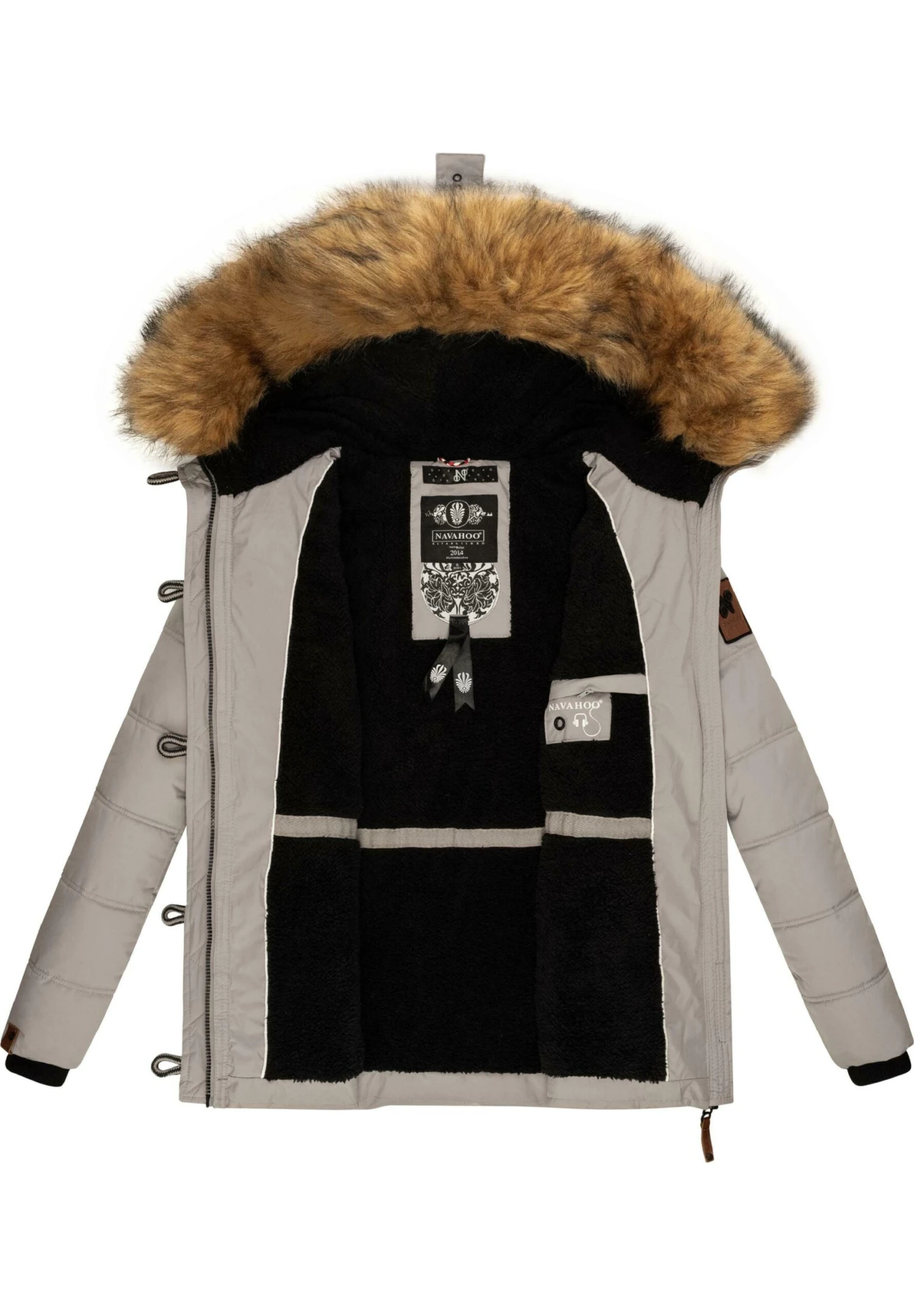 Navahoo Zoja - Winterjas - Zinc Grey 3 Navahoo Zoja - Winterjas - Zinc Grey - Afbeelding 3