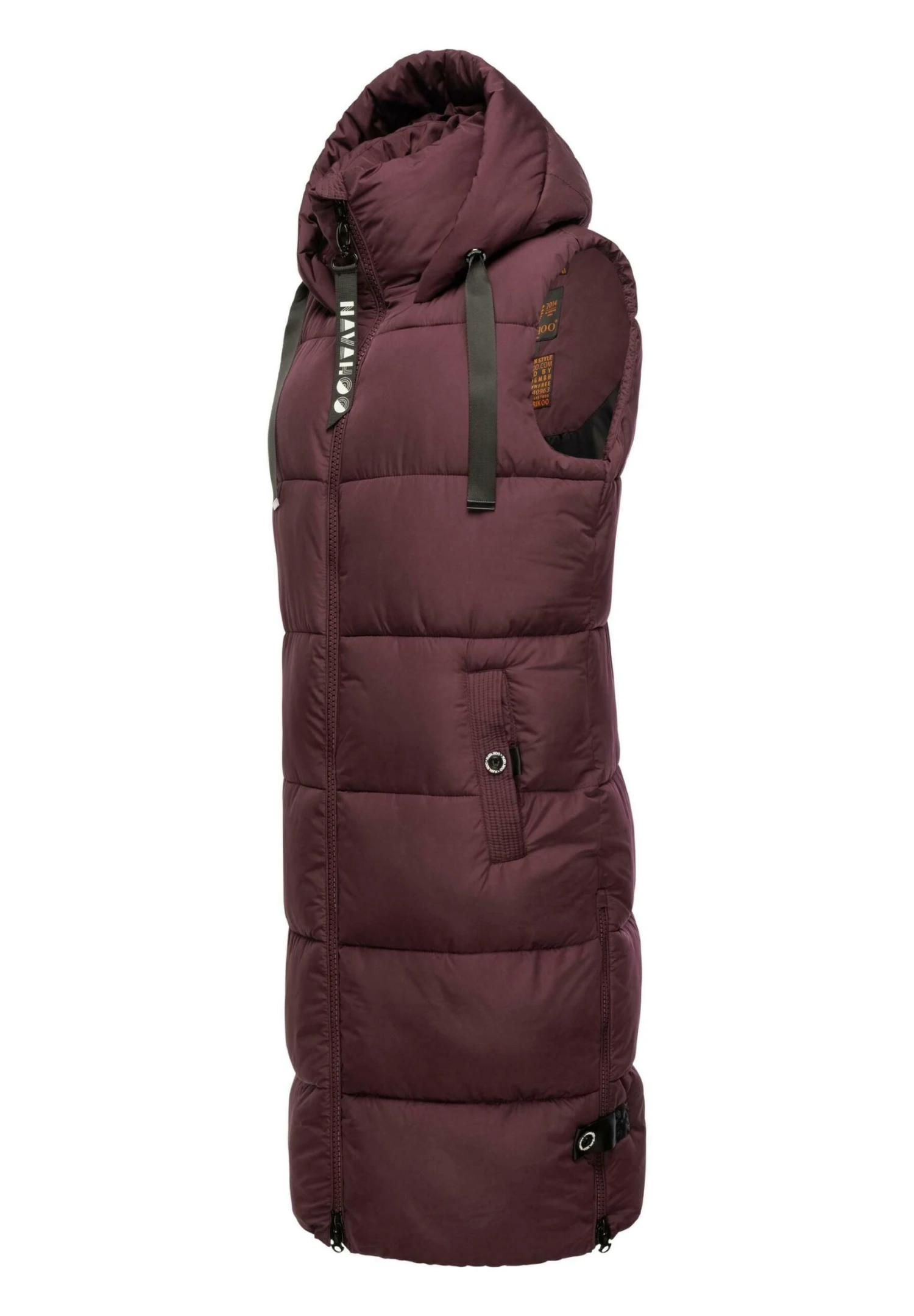 Navahoo Schnuffelchen - Bodywarmer - Wine 2 Navahoo Schnuffelchen - Bodywarmer - Wine - Afbeelding 2