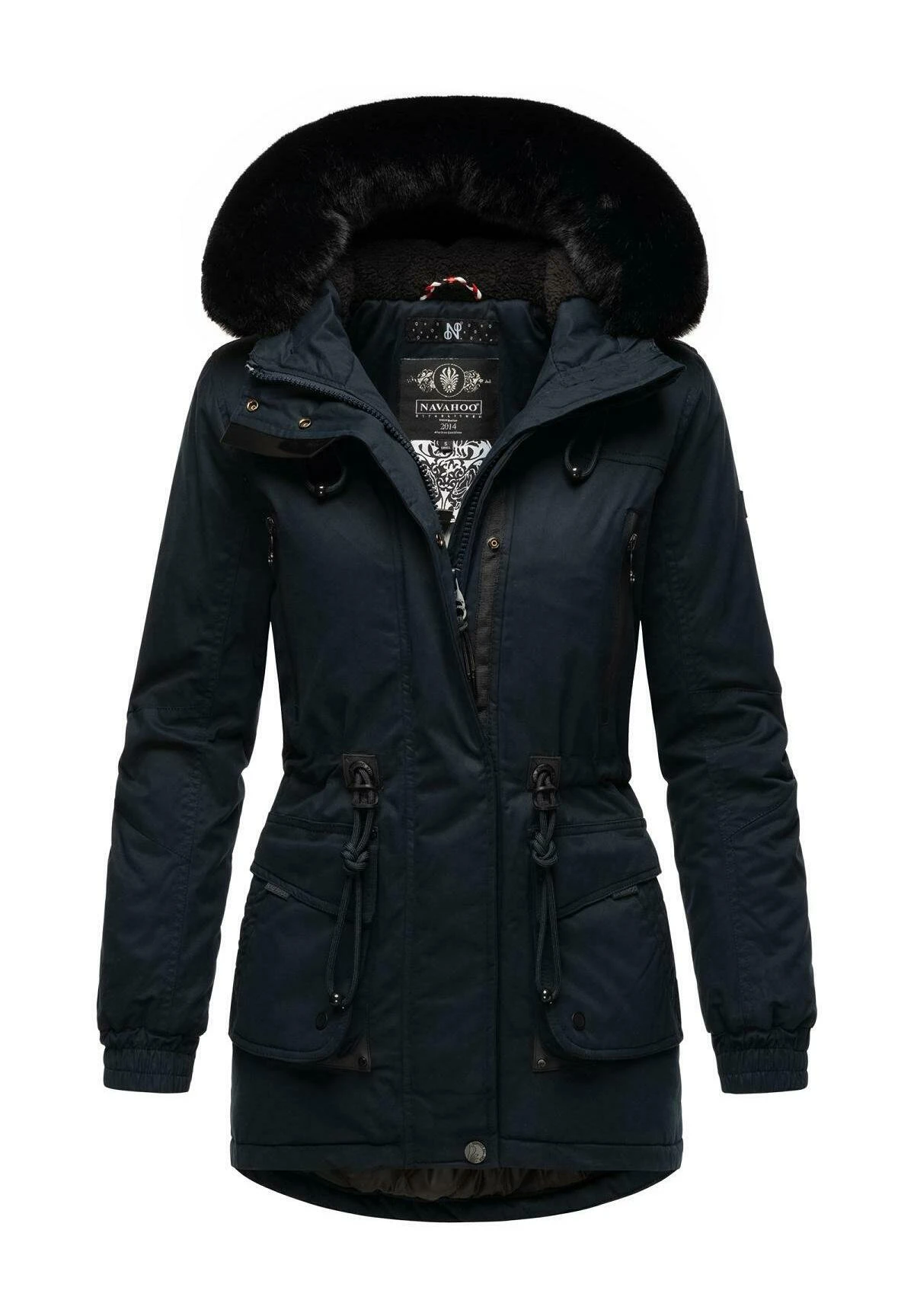 Navahoo Olessaa - Winterjas - Dark Blue 3 Navahoo Olessaa - Winterjas - Dark Blue - Afbeelding 3