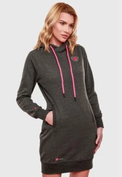 Navahoo Jurk - Dark Grey Melange
