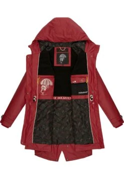 Navahoo Rainy Flower - Parka - Blood Red -Navahoo 903c0175766043a586cf4c627f09926a