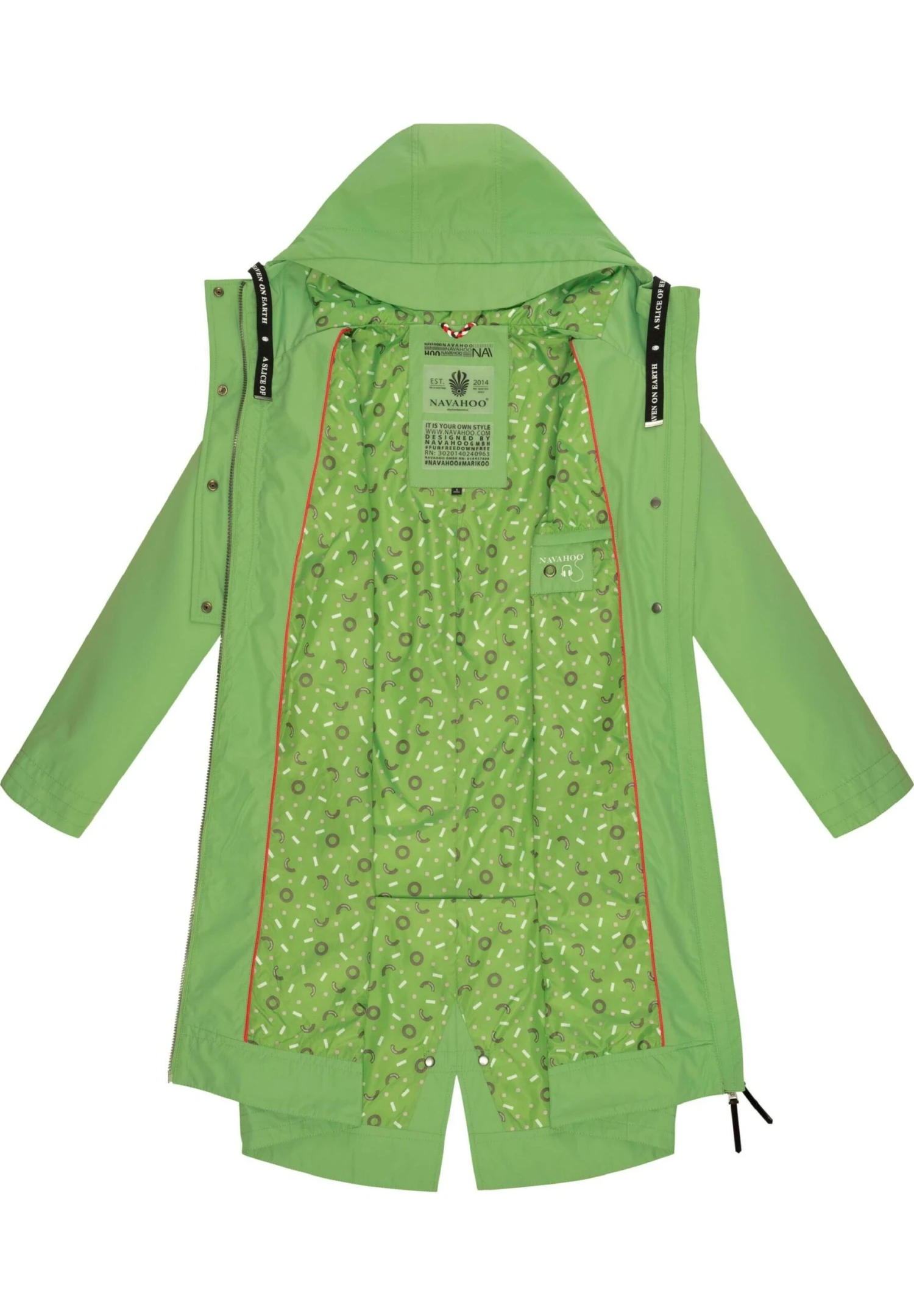 Navahoo Josinaa - Parka - Jade Green 4 Navahoo Josinaa - Parka - Jade Green - Afbeelding 4