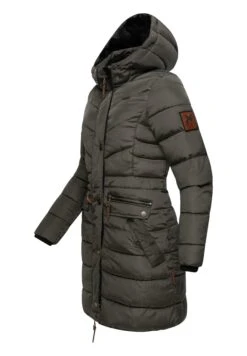 Navahoo Paula - Winterjas - Anthracite With Black Fur -Navahoo 9c92e166d8ab47ee80ad9d73c9e2b75d
