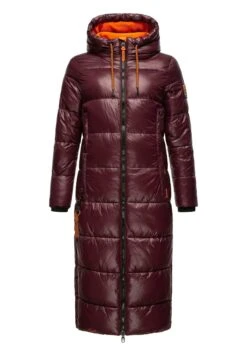Navahoo Schmuseengel - Winterjas - Dark Red Melange