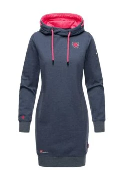 Navahoo Jurk - Dusty Blue Melange -Navahoo ac72697bdca54227aff085630c3bac30