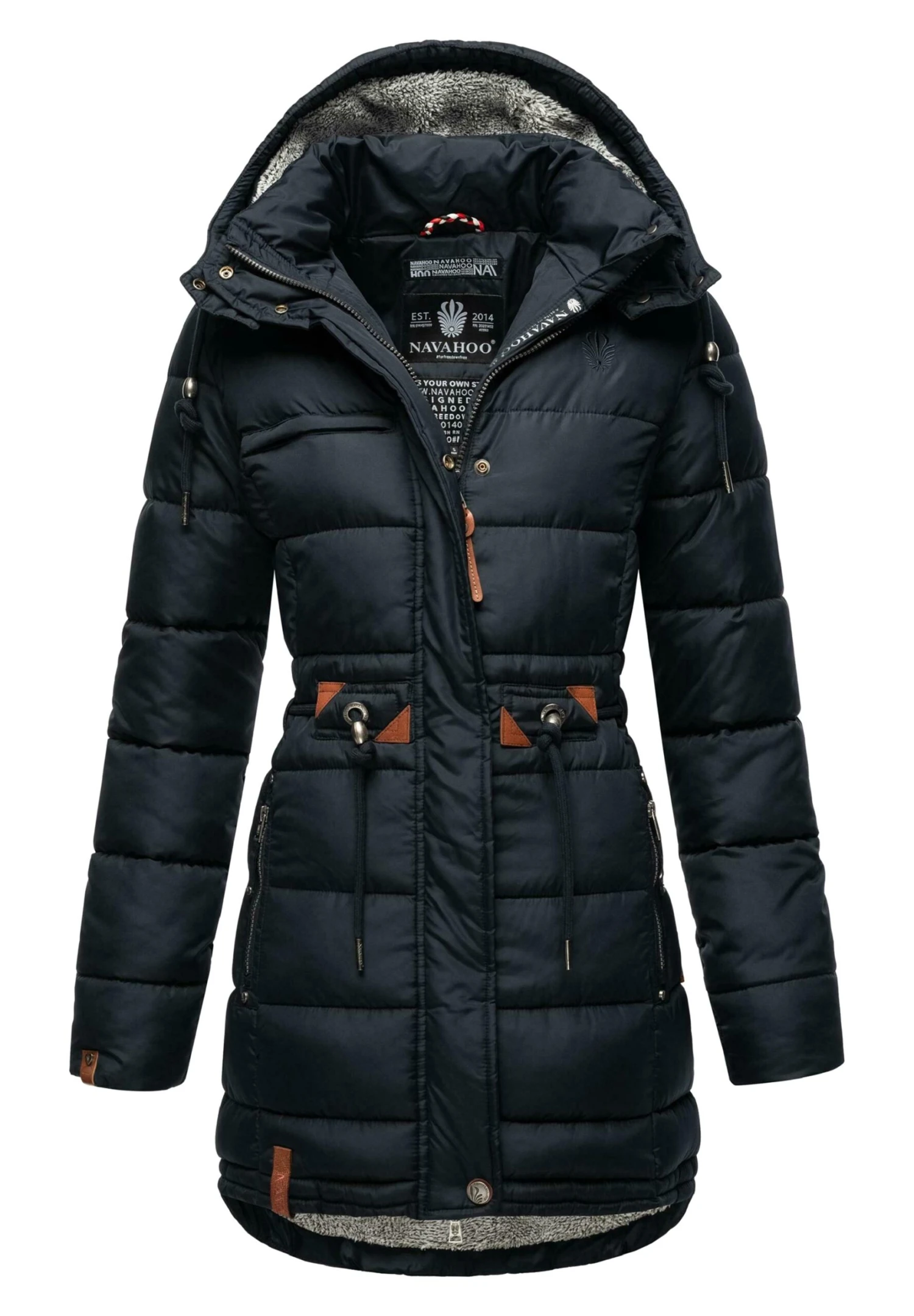 Navahoo Daliee - Winterjas - Dark Blue 5 Navahoo Daliee - Winterjas - Dark Blue - Afbeelding 5