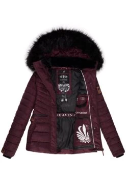Navahoo Winterjas - Dark Red Melange -Navahoo b1b35d4f2d6f451199455535b6f4f9c3