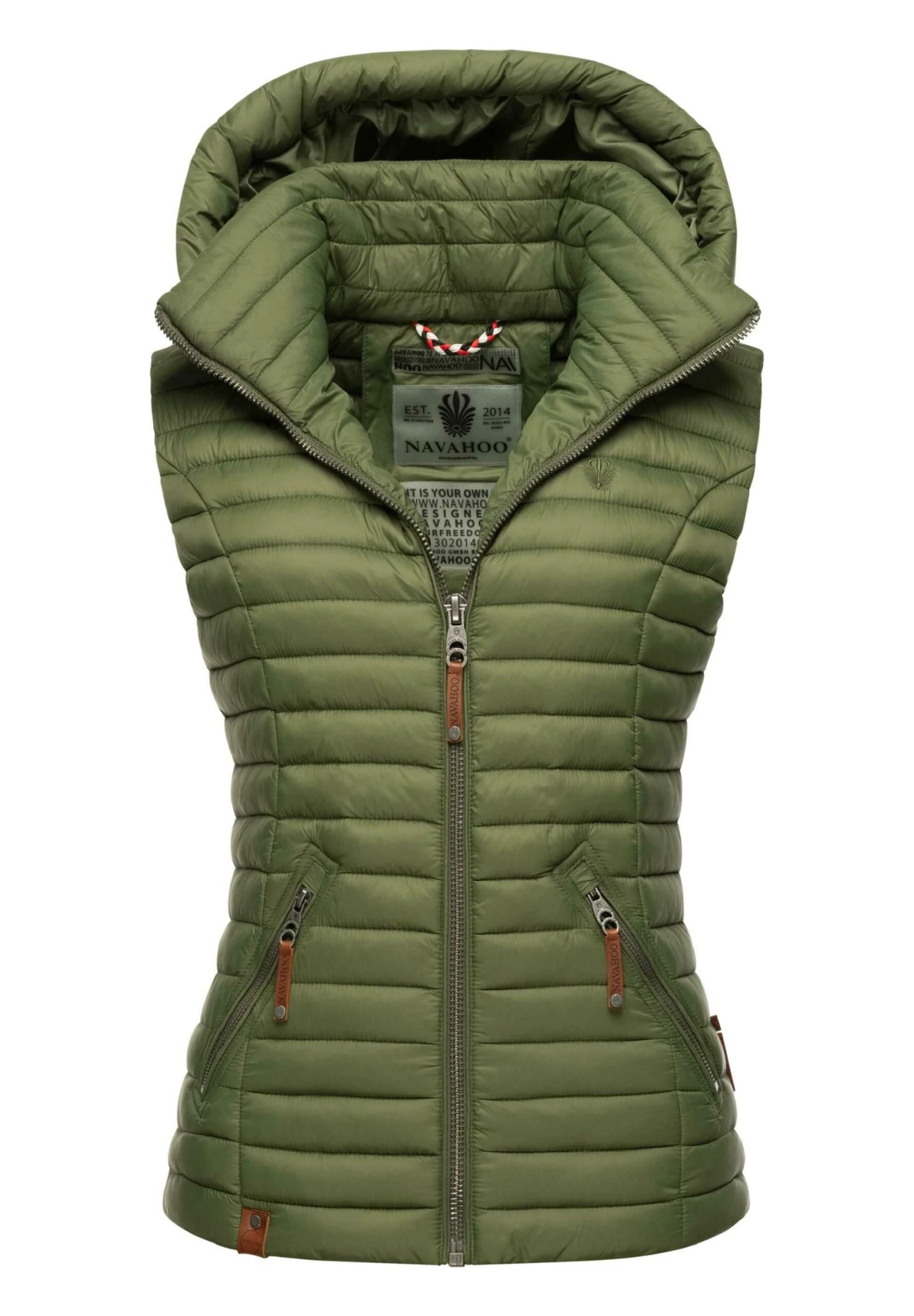 Navahoo Shadaa - Bodywarmer - Dusty Olive 1 Navahoo Shadaa - Bodywarmer - Dusty Olive