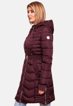 Navahoo Winterjas - Dark Red Melange -Navahoo f6df303f35d048928a29db2c8af8546c