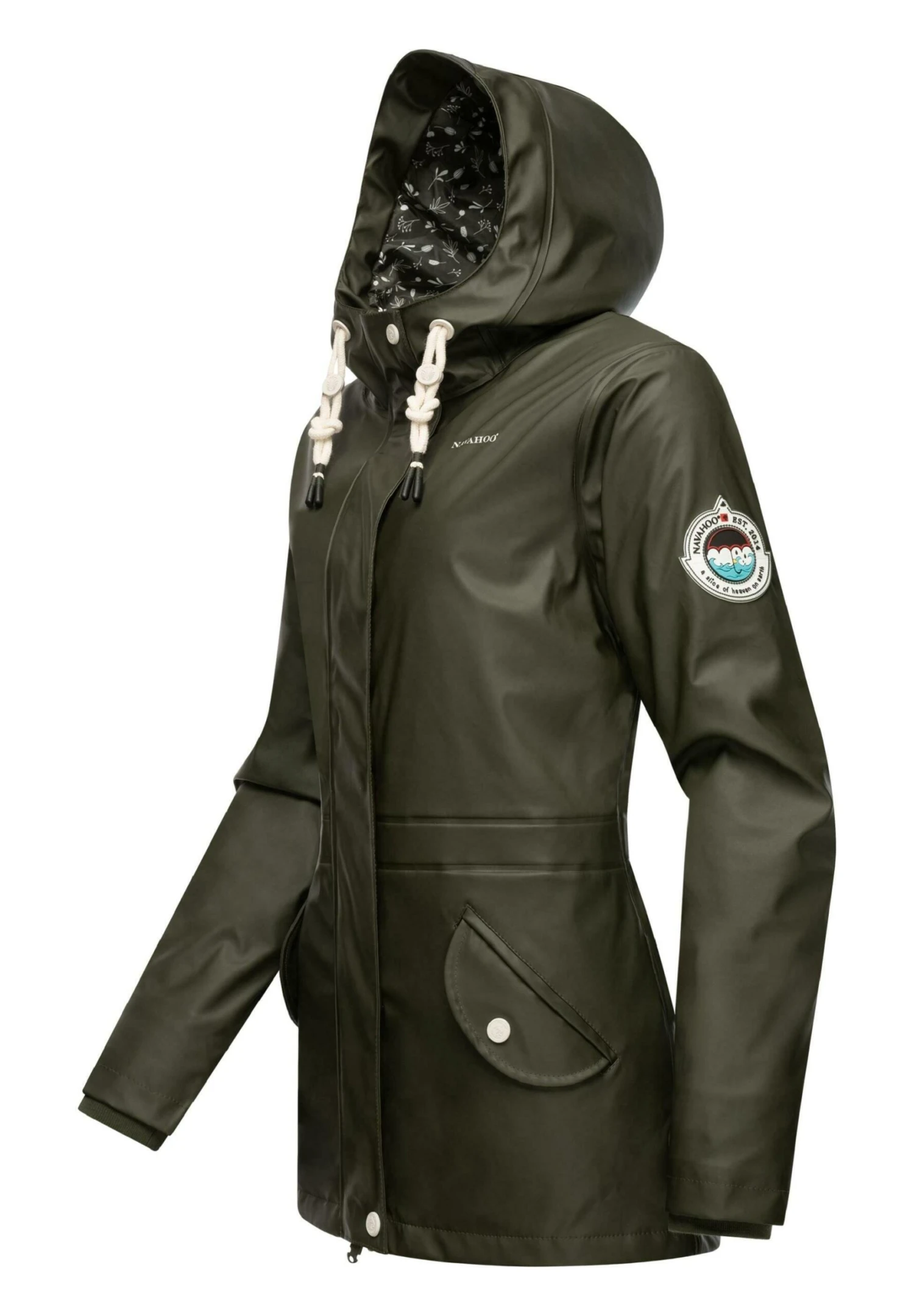Navahoo Ocean Heart - Parka - Dark Olive 4 Navahoo Ocean Heart - Parka - Dark Olive - Afbeelding 4