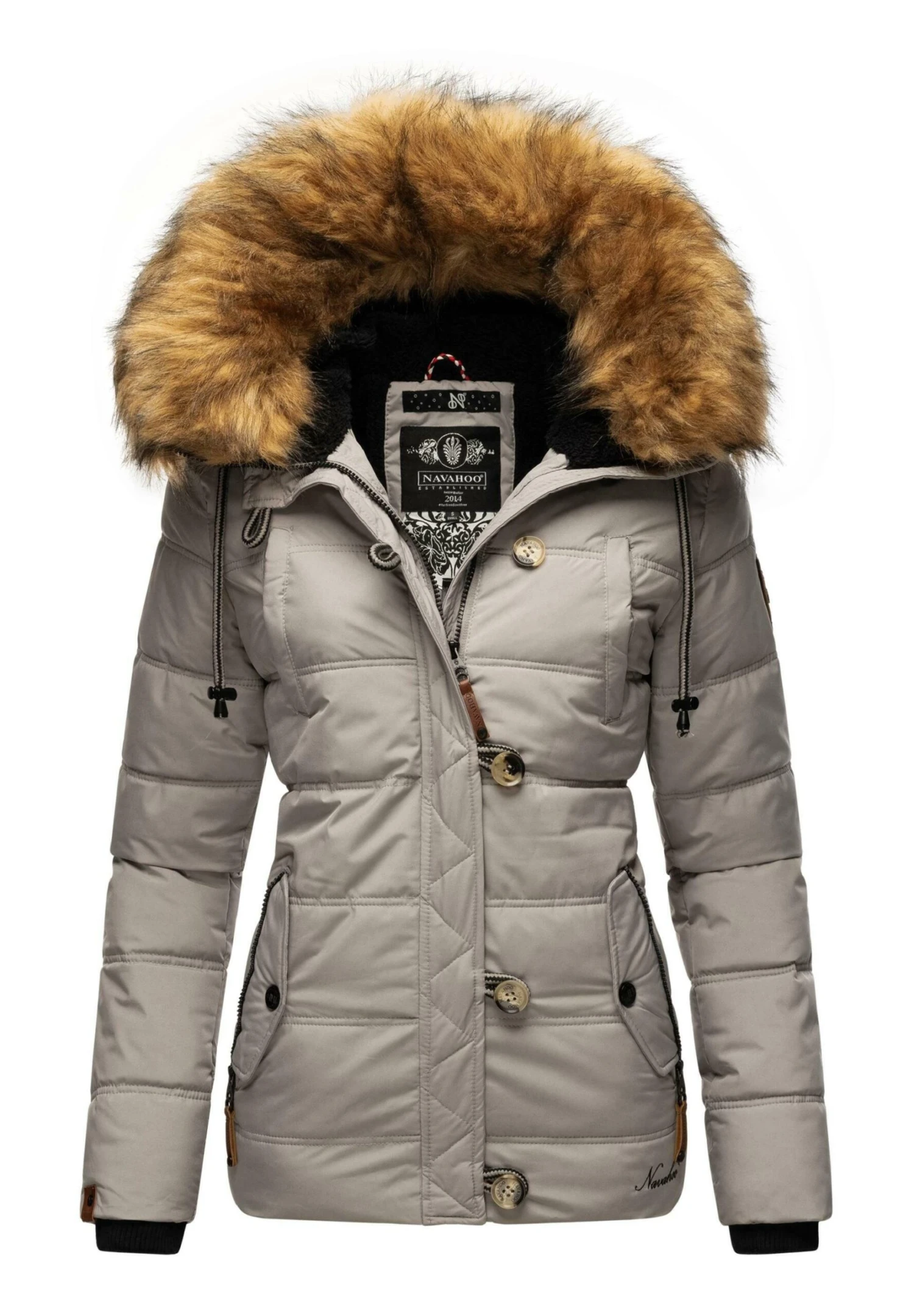 Navahoo Zoja - Winterjas - Zinc Grey 1 Navahoo Zoja - Winterjas - Zinc Grey