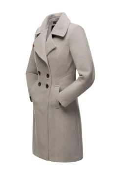 Navahoo Wooly - Halflange Jas - Zinc Grey -Navahoo fc839936644b4f4192d1da83a361408a