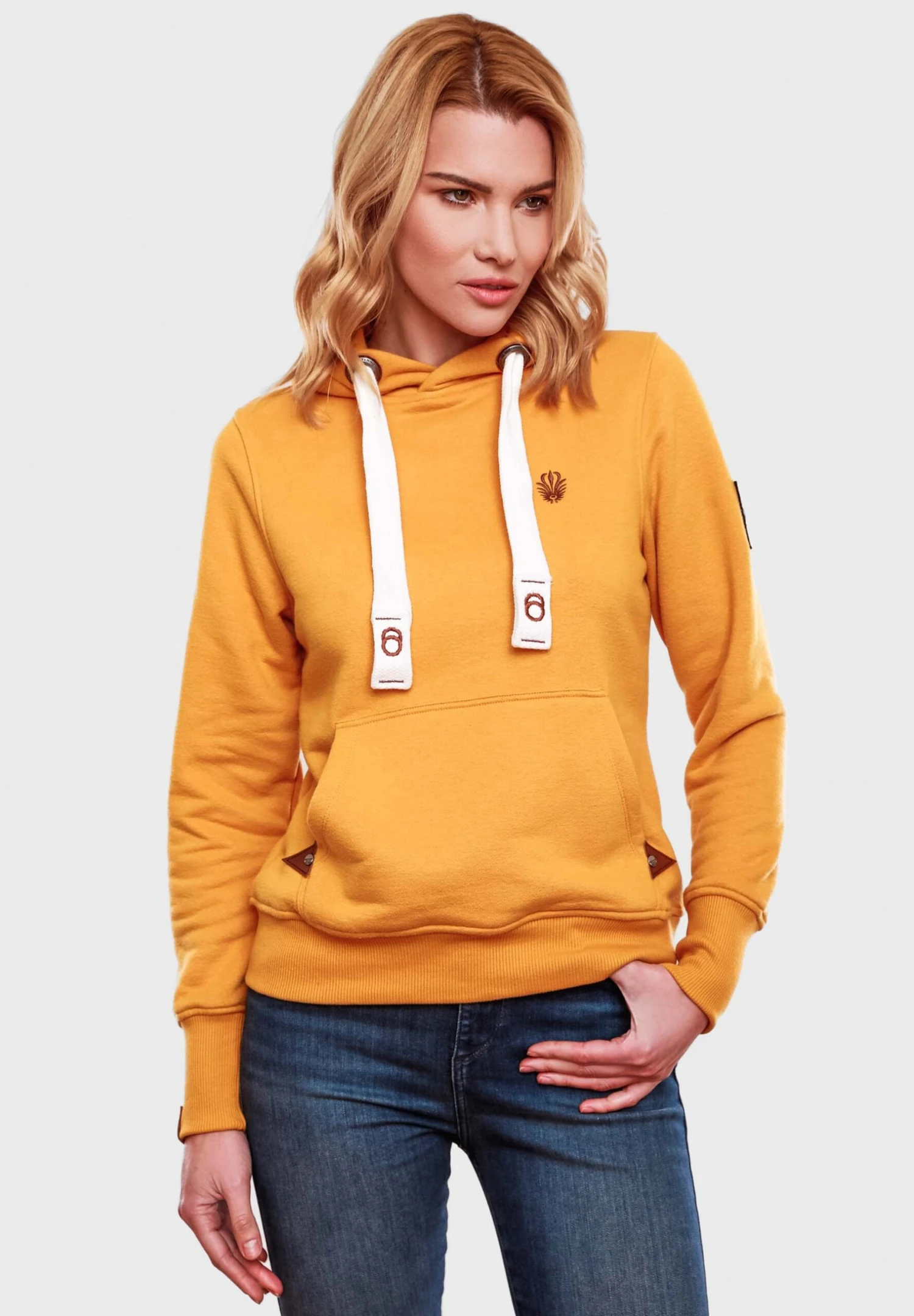 Navahoo Damlaa - Hoodie - Mid Yellow 1 Navahoo Damlaa - Hoodie - Mid Yellow